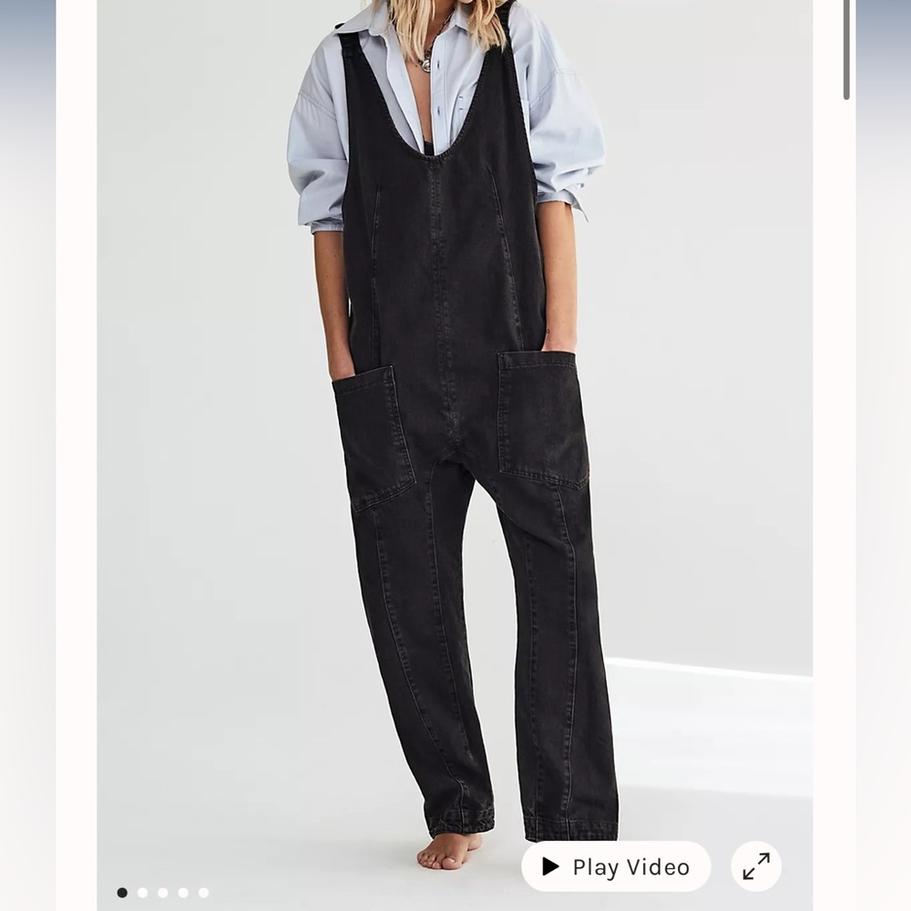 We the free high roller jumpsuit black.